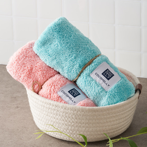 코코몰리 강아지&고양이 목욕 수건 초극세사 펫타올 40x80cm 2개묶음 (스카이블루) [최저가]