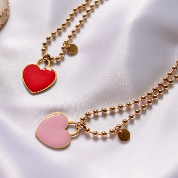 페오펫몰,[오늘출발]강아지 고양이 하트 써지컬 인식표 목걸이