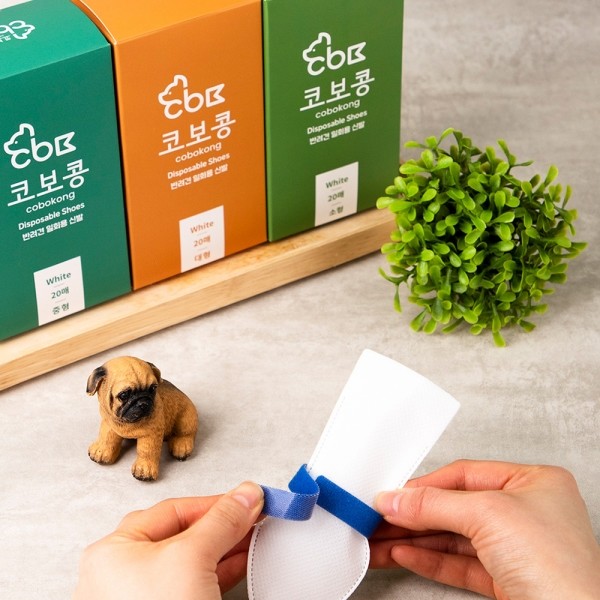 페오펫몰,코보콩 에어슈즈 일회용 강아지 신발 20매 소형