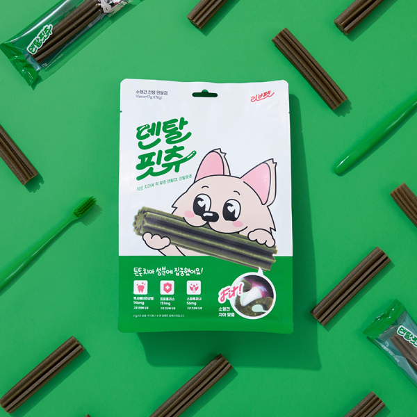 페오펫몰,(대용량할인)리브펫 덴탈핏츄 소형견 노령견 전용 17g*50P