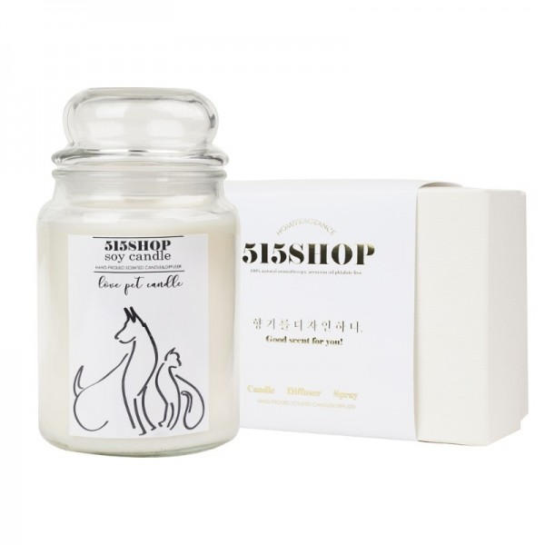 515샵 마조람 도그&캣 대용량 캔들 625ml