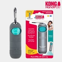 콩 핸디팝 미니 손전등+픽업백 강아지 배변봉투 LED손전등