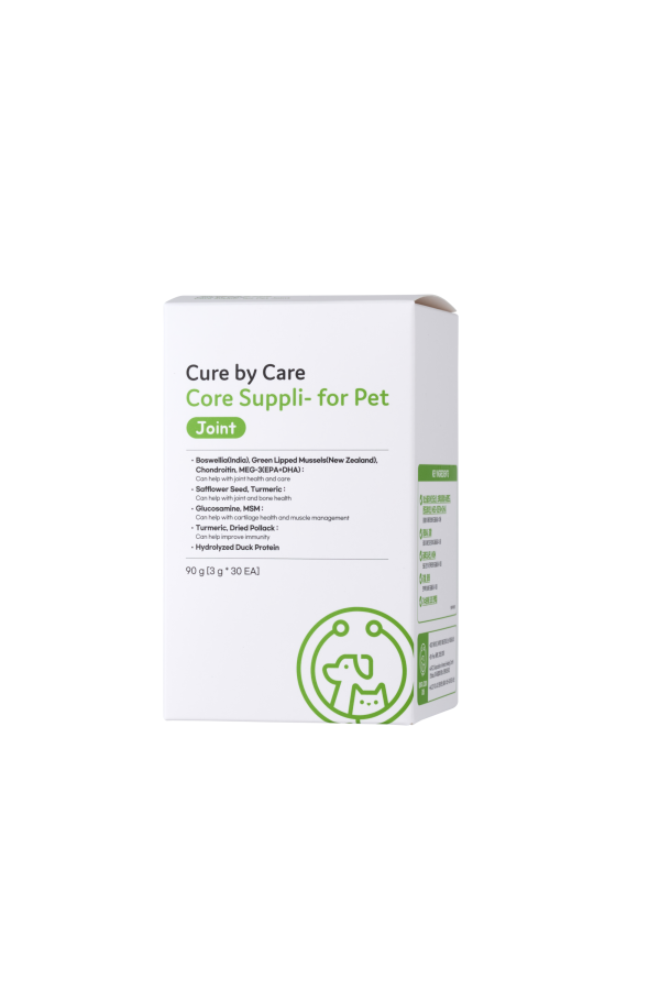 페오펫몰,[큐어바이케어] 코어 서플리 포 펫 조인트 (관절) 30개입