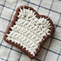 [완제품/강아지 장난감] 바스락 식빵 터그 토이