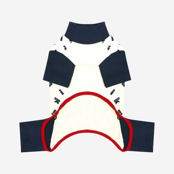 페오펫몰,[무럭무럭특가]KINI LOGO PATTERN ALL IN ONE-IVORY(올인원)