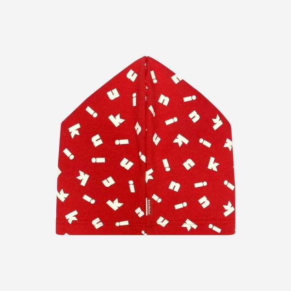 페오펫몰,[무럭무럭특가]KINI LOGO PATTERN BARAKLAVA-RED(바라클라바)