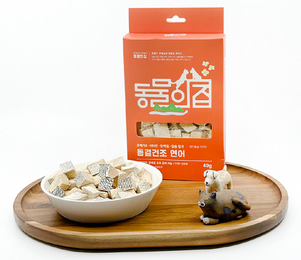 동결건조 간식 통살연어 40g 휴대용 강아지 트릿 동물의집 고양이동결건조 훈련용 건강 펫푸드, 통살연어트릿