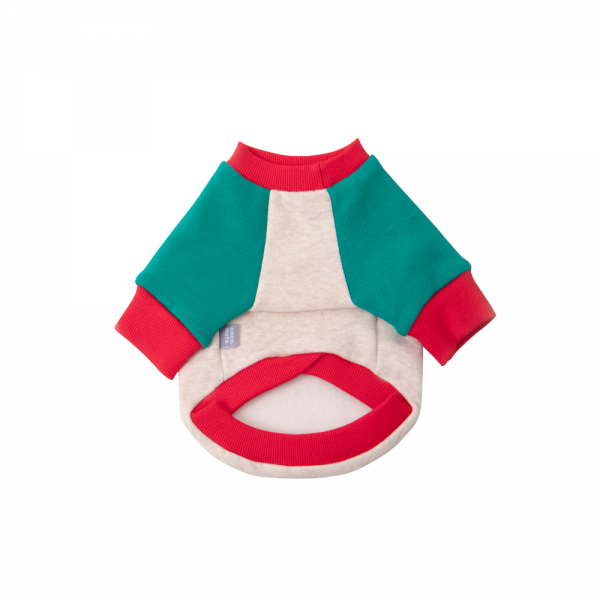 페오펫몰,헬로 코코넛즈 맨투맨 -레드&그린