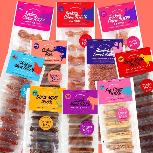 페오펫몰,[오래오래프로젝트] 줄줄이스틱 소우신 불리츄 5개입 (40g) #낱개포장