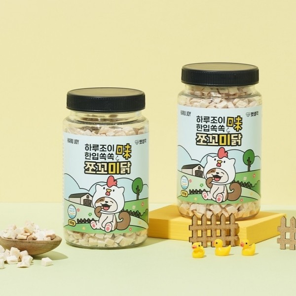 페오펫몰,펫생각 하루조이 한입쏙쏙 쪼꼬미 닭가슴살, 북어 트릿 세트