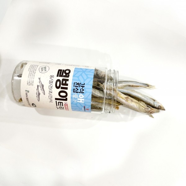 페오펫몰,개과천선 간식애진심 국내생산 동결 건조 애견 간식 통명태 슬라이스 80g