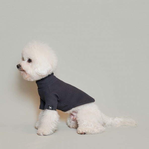 페오펫몰,베이직 터틀넥 차콜