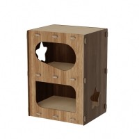 루어캣 스크레쳐 마호가니 숨숨집 복층