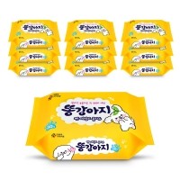 ［반려동물전용물티슈］똥강아지 물티슈 80매 × 5팩