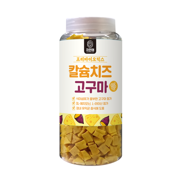 페오펫몰,자연애 프리바이오틱스 칼슘치즈고구마 450g