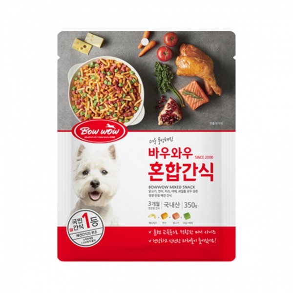 페오펫몰,[페오펫페어] 바우와우 혼합간식 350g