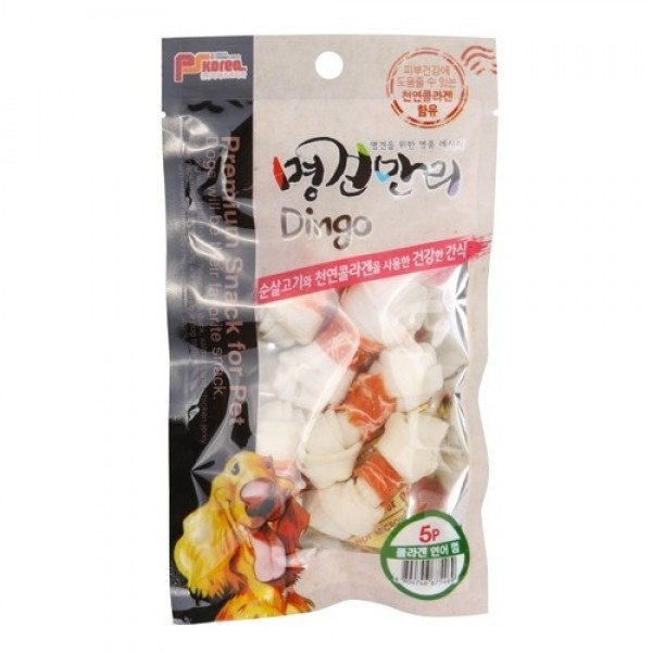 페오펫몰,[페오펫페어] 명견만리 강아지 딩고껌 소고기 5p