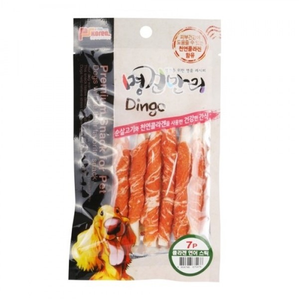 페오펫몰,[페오펫페어] 명견만리 강아지 딩고껌 소고기 5p