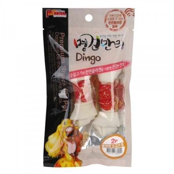 페오펫몰,[페오펫페어] 명견만리 강아지 딩고껌 소고기 5p