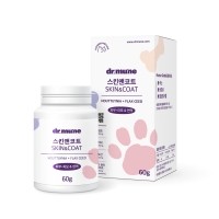 [댕캉스특가] 닥터뮨 파우더영양제 스킨앤코트 강아지 고양이 피부 영양제 피모 습진 건조 모질 보습 항산화 면역력
