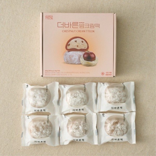 페오펫몰,[더바른떡][새해특가] 밤크림떡 360g 개별포장