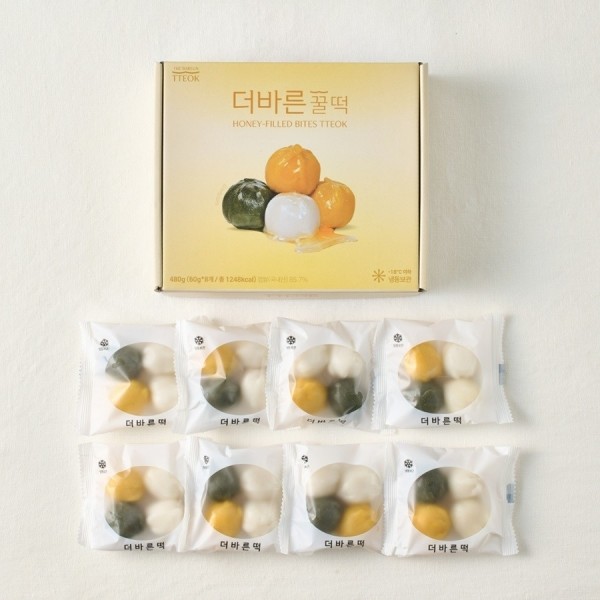 페오펫몰,[더바른떡][새해특가] 삼색꿀떡 480g 개별포장