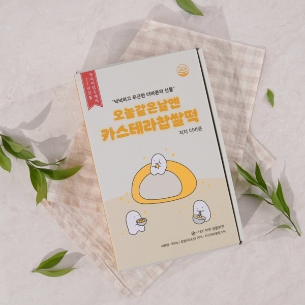 페오펫몰,[더바른떡][새해특가] 카스테라찹쌀떡 850g