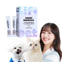 [라이프펫][꽃길특가] 강아지 고양이 종합영양제 멀티밸런스 시니어 노견 비타민 30포