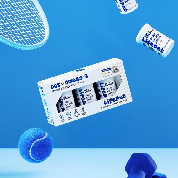 페오펫몰,[라이프펫][꽃길특가] 강아지 고양이 도트알티지 오메가3 50mg 180캡슐 국내최초 CSP용기
