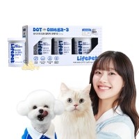 [라이프펫][꽃길특가] 강아지 고양이 도트알티지 오메가3 50mg 180캡슐 국내최초 CSP용기
