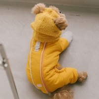 스캠퍼 이지 핏 올인원 패딩[옐로우]