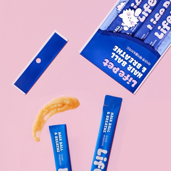 페오펫몰,[라이프펫][꽃길특가] 기호성 테스트 맛보기 고양이 헤어볼 영양제 기관지 호흡기 구토 츄르 4p