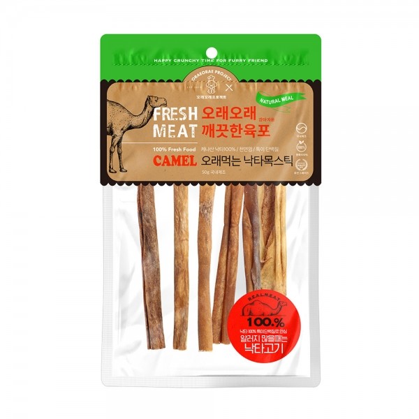 페오펫몰,[오래오래프로젝트] 깨끗한육포 오래먹는 낙타목 200g