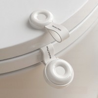 마켓플랜 위생 다용도 변기 실리콘 손잡이 클립 버클+부착형