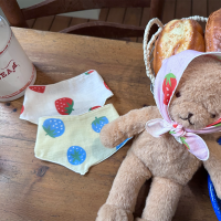 [고퀄리티]국내제작 2가지 사이즈의 봄 딸기스카프