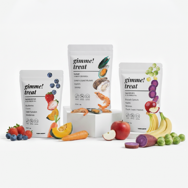 페오펫몰,씽크라이크펫 김미트릿 믹스 강아지 동결건조간식 눈건강, 30g, 1개