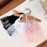 [고퀄리티]국내제작 키치한 댕댕이 티셔츠 리본시스루뷔스티에