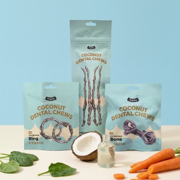 페오펫몰,트러스티푸드 코코넛 덴탈 터키츄 스틱 20g