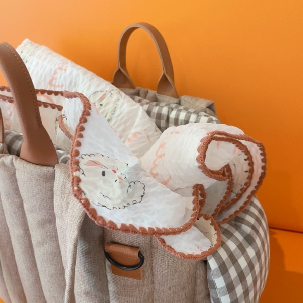 페오펫몰,라파미유 베베블랭킷 강아지담요 강아지이불 POODLE CREAM L