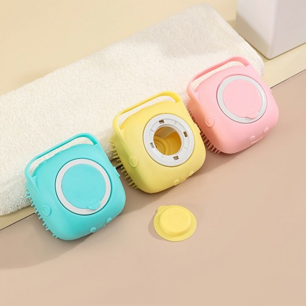 페오펫몰,크레용펫 강아지 고양이 샴푸 브러쉬 목욕 마사지 목욕솔