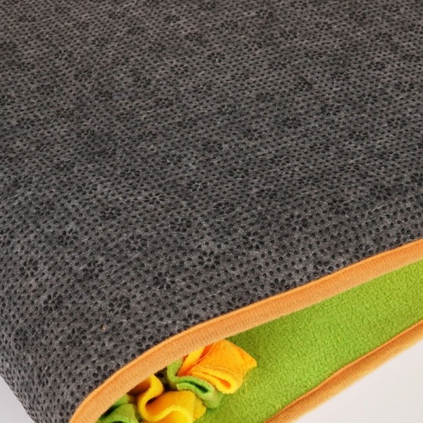 페오펫몰,[꽃길특가]크레용펫 강아지 노즈워크 매트 장난감 당근밭 후각놀이