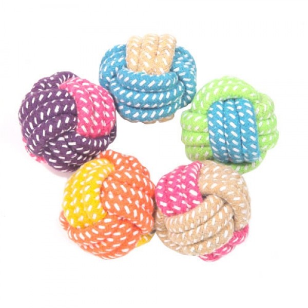 페오펫몰,[꽃길특가]크레용펫 강아지 장난감 이갈이 공 터그 놀이 로프 핸드볼