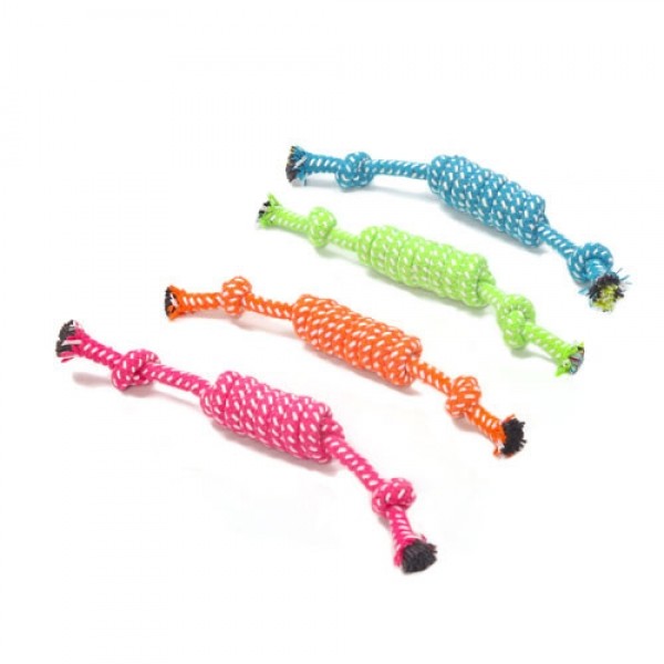 페오펫몰,[꽃길특가]크레용펫 강아지 장난감 이갈이 공 터그 놀이 로프 핸드볼