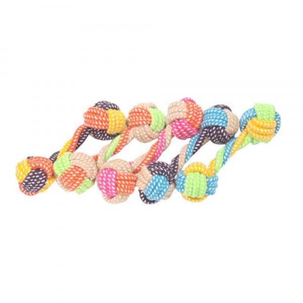 페오펫몰,[꽃길특가]크레용펫 강아지 장난감 이갈이 공 터그 놀이 로프 핸드볼