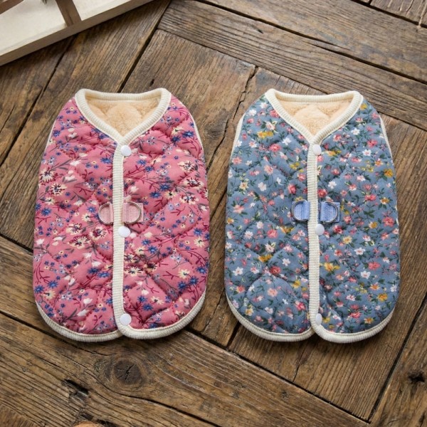 페오펫몰,[꽃길특가]크레용펫 할머니 김장조끼 누빔 겨울옷