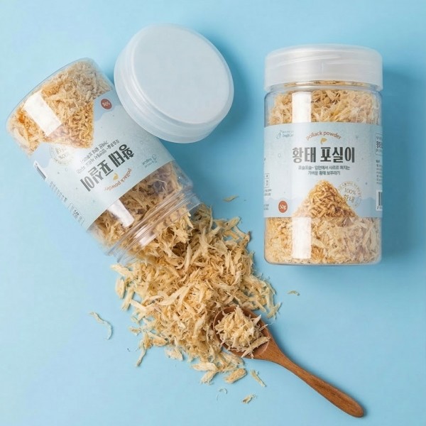 페오펫몰,사르르 저온건조 황태 포실이 50g