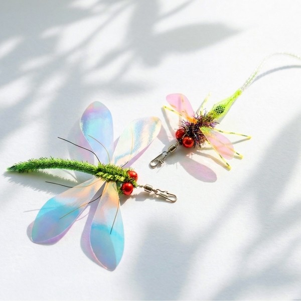 크레용펫 홀로그램 잠자리 듀오 낚시대 리필