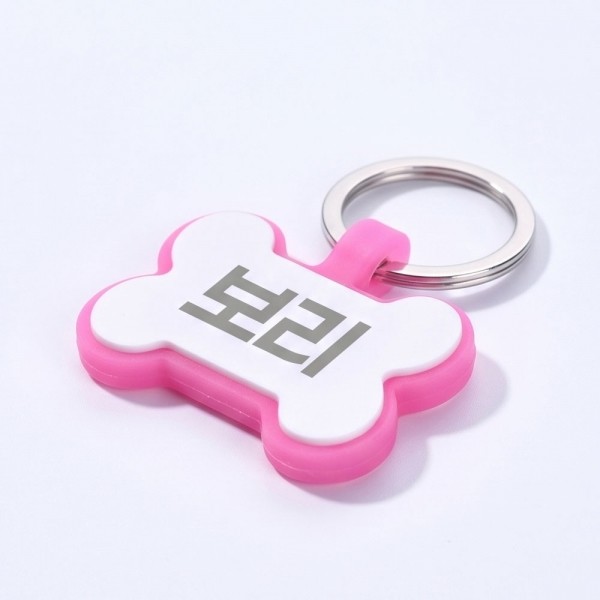 페오펫몰,크레용펫 야광 뼈다귀 레이저각인 인식표