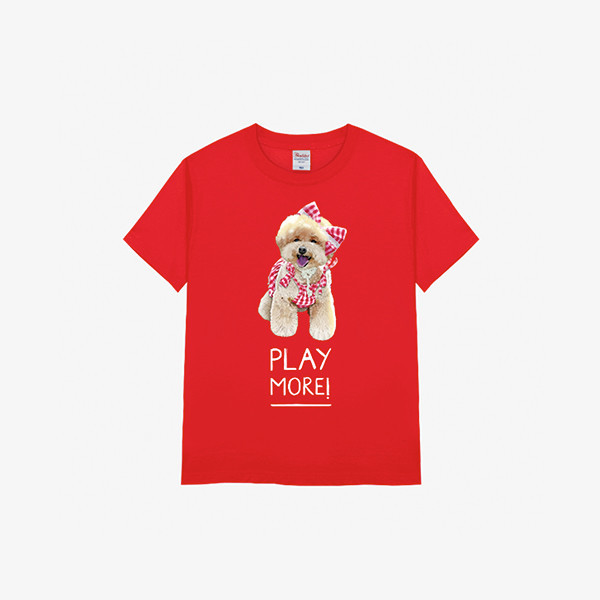 페오펫몰,[엔젤드로잉] 반려동물 강아지 고양이 사진 그림 커스텀 주문제작 키즈 17수 반팔티