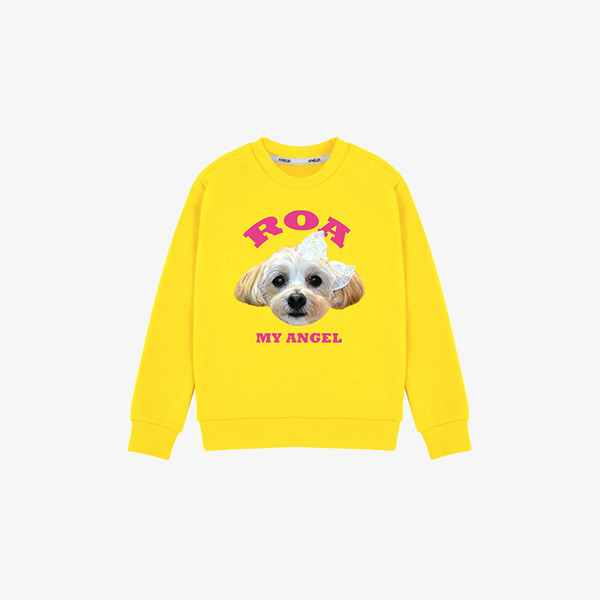 페오펫몰,[엔젤드로잉] 반려동물 강아지 고양이 사진 그림 커스텀 주문제작 키즈 맨투맨